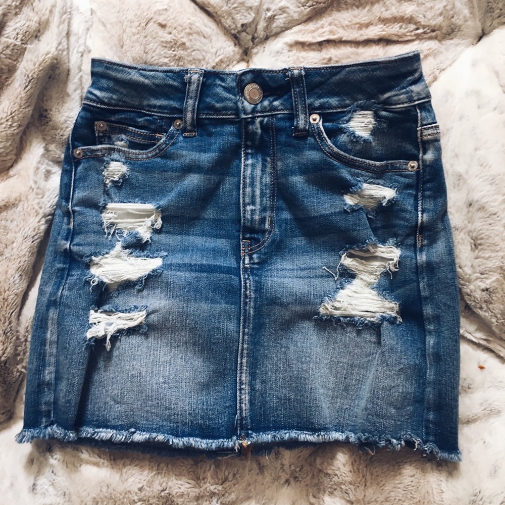 AE Denim Mini Skirt